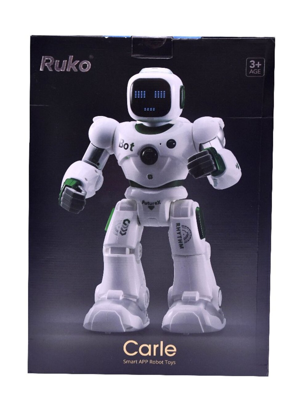 Ruko Carle 1088 Smart App Robot Toy Green Programmable STEM Remote Control Open